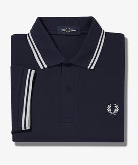 POLO TWIN TIPPED M3600 238 NAVY / WHITE / WHITE