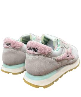 ZAPATILLAS GIRLS BIG STARGIRL SPONGE LOGO BIANCO