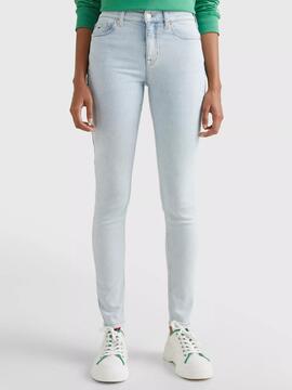 PANTALÓN VAQUERO NORA MID RISE SKINNY FIT BG4216 DENIM LIGHT