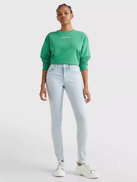 PANTALÓN VAQUERO NORA MID RISE SKINNY FIT BG4216 DENIM LIGHT