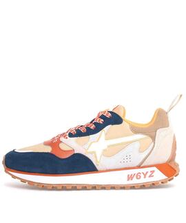 ZAPATILLAS LOOP-UNI BLUETTE / BEIGE / ORANGE