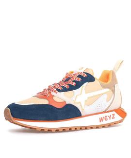 ZAPATILLAS LOOP-UNI BLUETTE / BEIGE / ORANGE