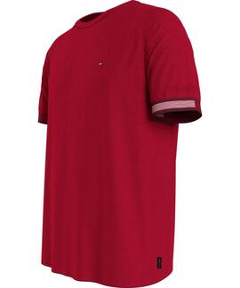 CAMISETA FLAG CUFF REGULAR FIT ROJA