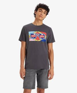 CAMISETA LEVI'S® MEN'S CLASSIC GRAPHIC TEE NEGRA DEGRADÉ