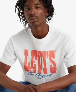 CAMISETA LEVI'S® MEN'S GRAPHIC VINTAGE FIT ARCHIVAL WHITE