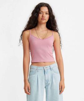 CAMISETA DE TIRANTES LEVI'S® WOMEN'S DRY GOODS WAFFLE ROSA