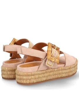 SANDALIAS BALI ANTE ROSA