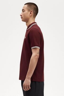 POLO TWIN TIPPED M3600 597 OXBLOOD / ECRU / ECRU