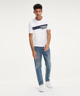 TJM ESSENTIAL BOX LOGO TEE CLASSIC WHITE