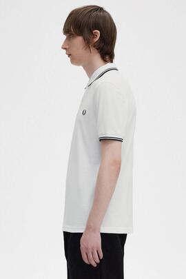 POLO TWIN TIPPED M3600 200 WHITE / BLACK / BLACK