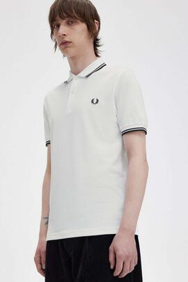 POLO TWIN TIPPED M3600 200 WHITE / BLACK / BLACK