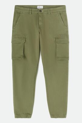 PANTALÓN CARGO BOB GYM PKS 3649 VERDE CAQUI