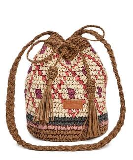 BOLSO XIMENA BAG RAFIA MULTICOLOR