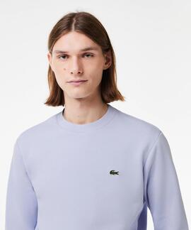 SUDADERA JOGGER LACOSTE EN ALGODÓN CEPILLADO AZUL CLARO