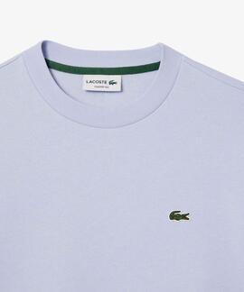 SUDADERA JOGGER LACOSTE EN ALGODÓN CEPILLADO AZUL CLARO