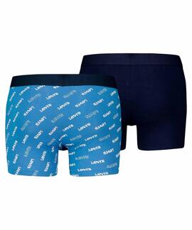 BOXER LEVI'S® MEN LOGO AOP BOXER BRIEF BLUE COMBO