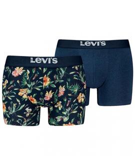 BOXER LEVI'S® MEN FLOWER AOP BOXER BRIEF BLUE COMBO