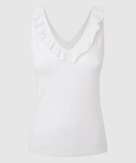 CAMISETA TIRANTES LEIRE SLIM FIT BLANCA