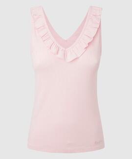 CAMISETA TIRANTES LEIRE SLIM FIT ROSA