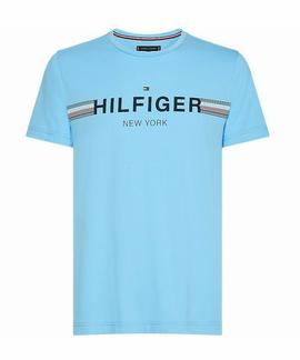 CORP FLAG TEE ALASKAN BLUE