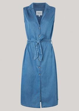 VESTIDO CAMISERO MAGGIE DENIM LYOCELL