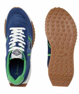 ZAPATILLAS LACOSTE L-SPIN DELUXE AZUL Y VERDE