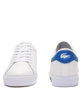 ZAPATILLAS LACOSTE CARNABY PRO LEATHER BLANCO Y AZUL ROYAL