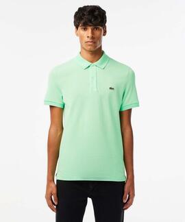 POLO LACOSTE SLIM FIT UYX VERDE CLARO