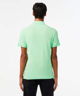 POLO LACOSTE SLIM FIT UYX VERDE CLARO