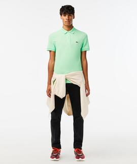 POLO LACOSTE SLIM FIT UYX VERDE CLARO