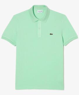 POLO LACOSTE SLIM FIT UYX VERDE CLARO