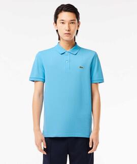 POLO LACOSTE SLIM FIT IY3 AZUL