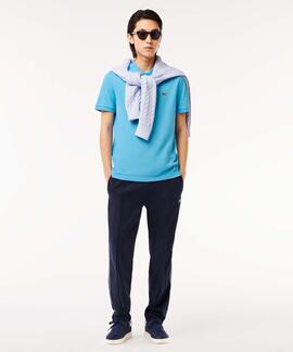 POLO LACOSTE SLIM FIT IY3 AZUL