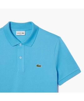 POLO LACOSTE SLIM FIT IY3 AZUL