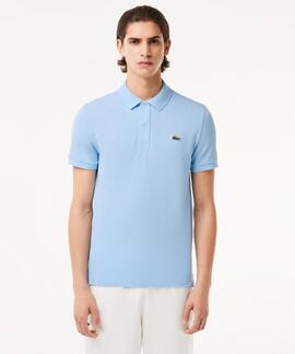 POLO LACOSTE SLIM FIT HBP CELESTE