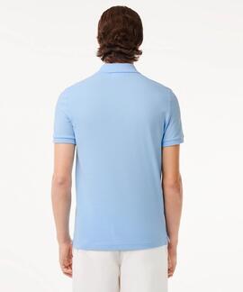 POLO LACOSTE SLIM FIT HBP CELESTE