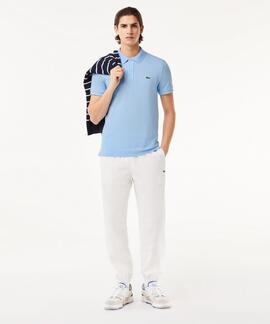 POLO LACOSTE SLIM FIT HBP CELESTE