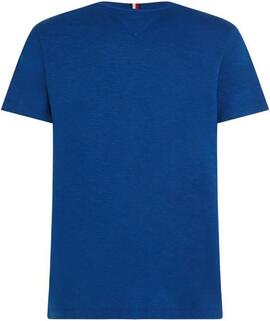 CAMISETA MONOGRAM BADGE REGULAR FIT AZUL ROYAL