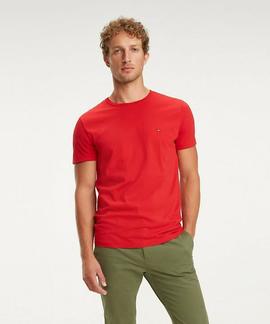 ESSENTIAL COTTON TEE HAUTE RED