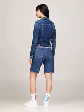 CAZADORA VAQUERA VIVIANNE SLIM FIT BH0151 EN DENIM AZUL