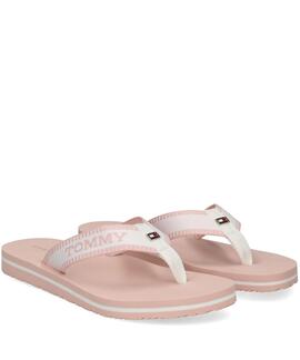 CHANCLAS HILFIGER WEBBING POOL ROSA