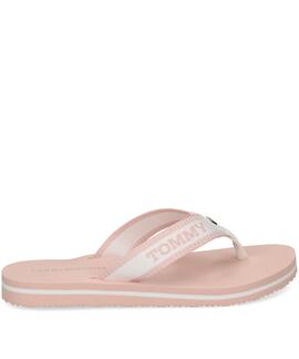 CHANCLAS HILFIGER WEBBING POOL ROSA