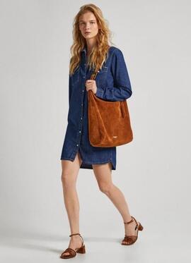 VESTIDO CAMISERO MAYA DENIM LYOCELL AZUL