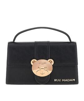 BOLSO RUE MADAM PARIS TEDDY IT-BAG BLACK