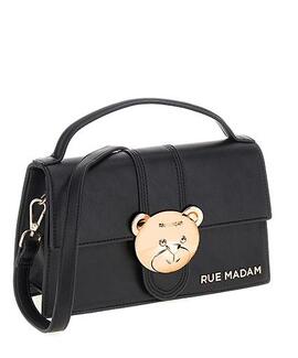 BOLSO RUE MADAM PARIS TEDDY IT-BAG BLACK