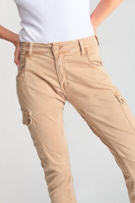 PANTALÓN BOLSO CARGO 7/8 MID RISE SLIM RIVERA CAMEL