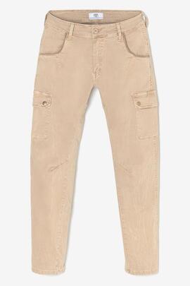 PANTALÓN BOLSO CARGO 7/8 MID RISE SLIM RIVERA CAMEL