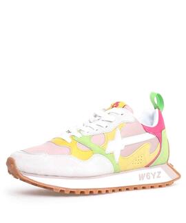 ZAPATILLAS LOOP-UNI WHITE / LIME / FLAMINGO