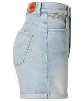 BERMUDA VAQUERA FAITH SHORTS DENIM BLEACH