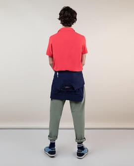 POLO PIQUÉ GARMENT DYED ROJO